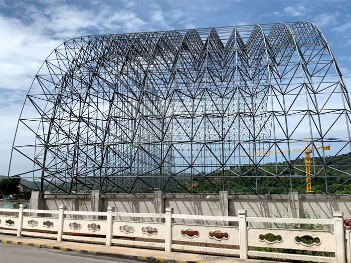 同江山寨矿储煤棚网架